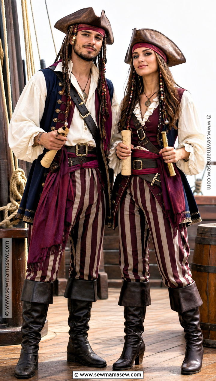 Pirate Matching Costumes - 45 matching costumes