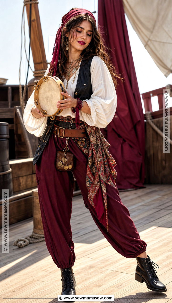 Pirate Musician Costume - 35 easy pirate costume ideas