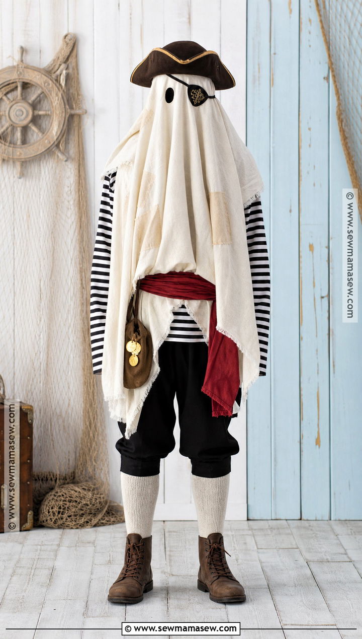 Pirate Sheet Ghost Costume - 30 Sheet Ghost Costume Ideas