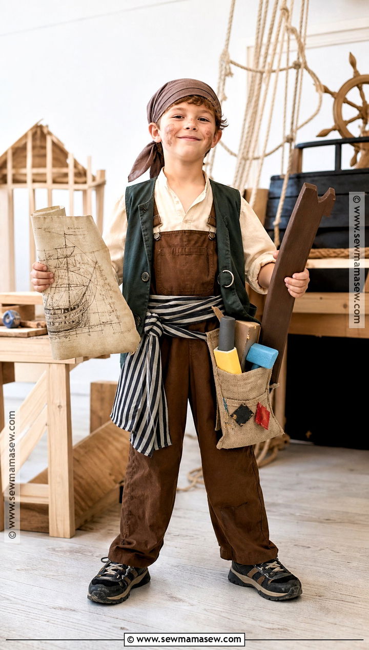 Pirate Ship Builder Costume - 35 pirate costume ideas for kids