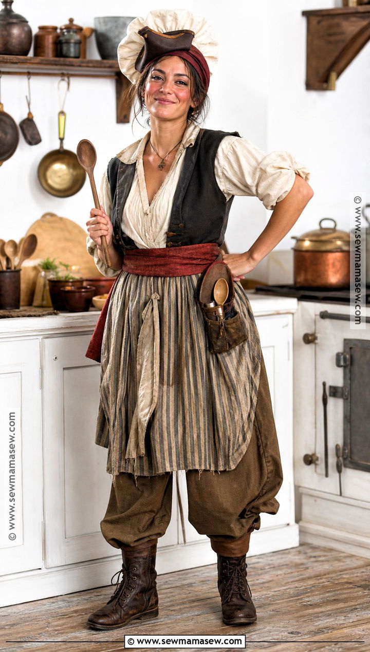 Pirate Ship Cook Costume - 50 pirate costume ideas for women
