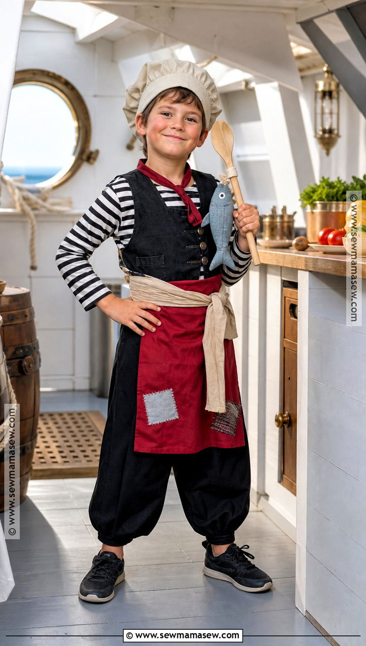 Pirate Ship Cook Costume - 35 pirate costume ideas for kids