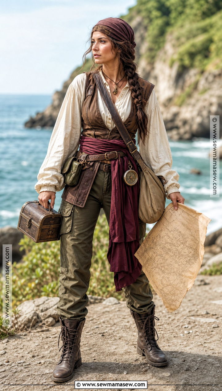 Pirate Treasure Hunter Costume - 50 pirate costume ideas for women