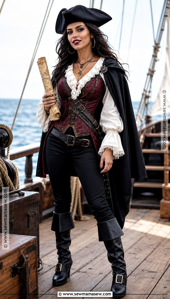 Pirate Vampire Costume - 40 Vampire Halloween Costume Ideas for Women