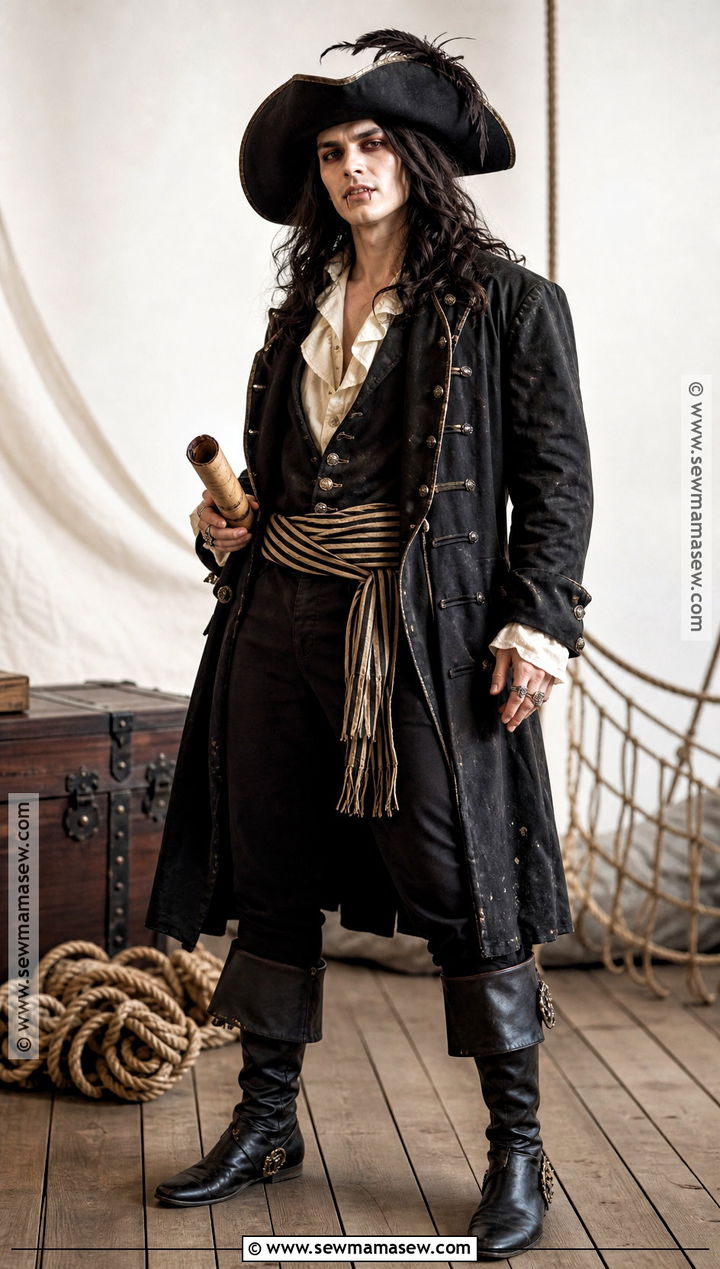 Pirate Vampire Costume - 30 Vampire Halloween Costume Ideas for Men
