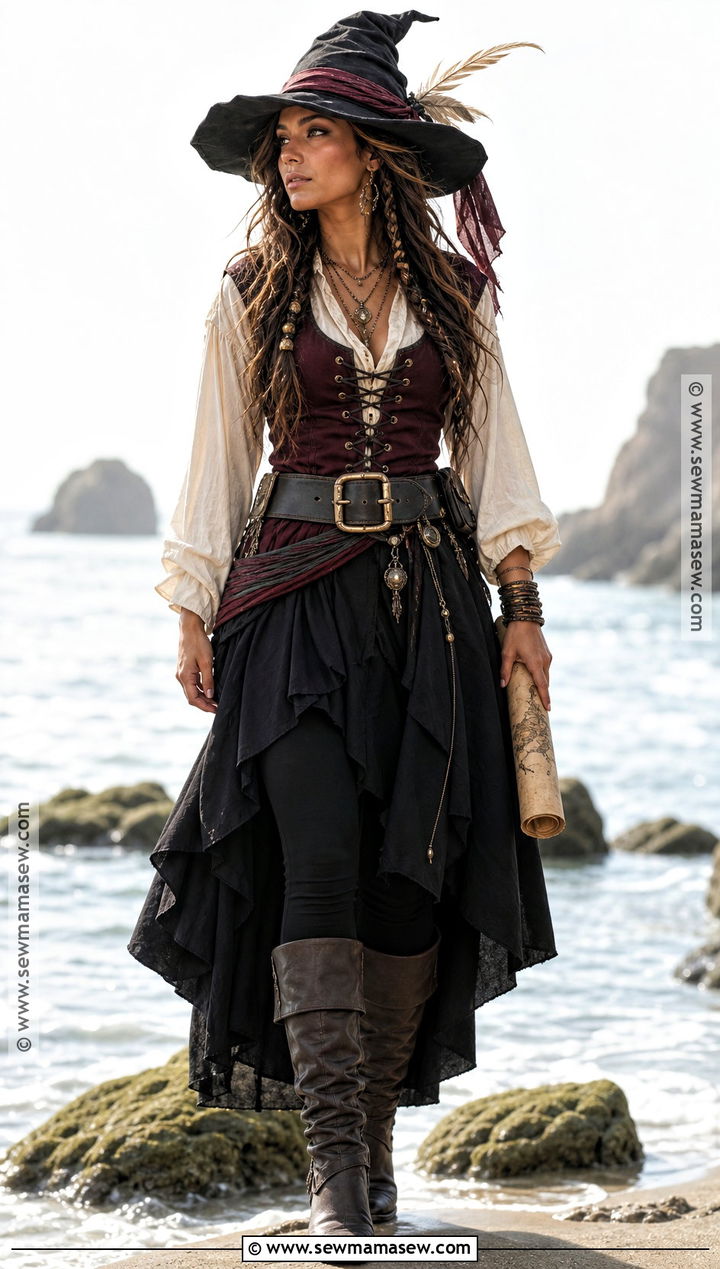 Pirate Witch Costume - 40 witch costumes for women