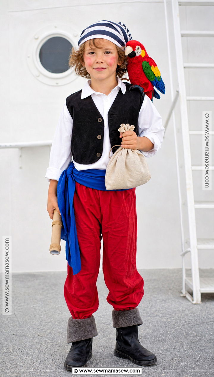 Pirate With Parrot Costume - 35 pirate costume ideas for kids
