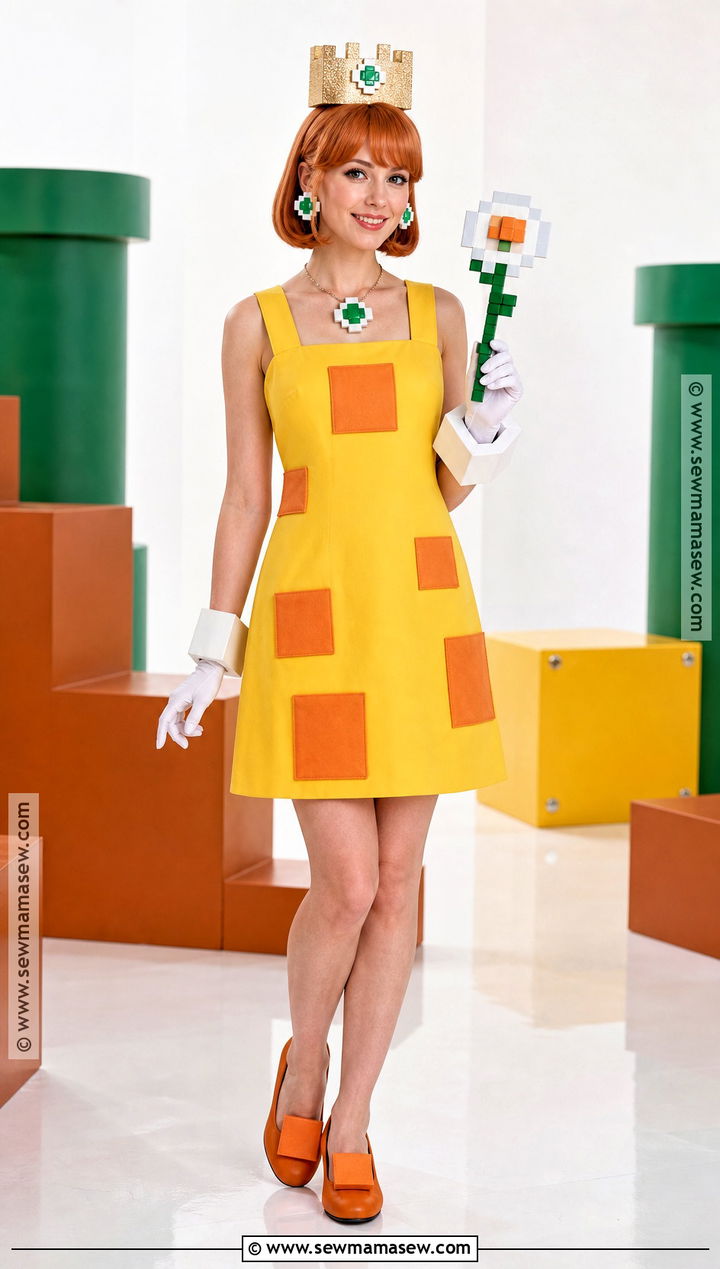 Pixel Princess Daisy Costume - 30 daisy mario costume ideas