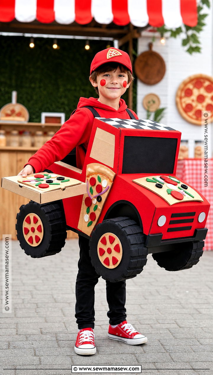 Pizza Monster Truck Costume - 30 monster truck costume ideas