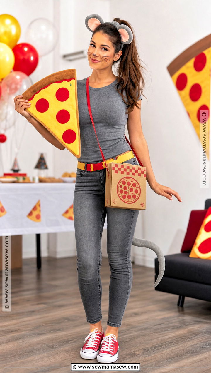 Pizza Mouse Costume - 30 mouse costume ideas for women