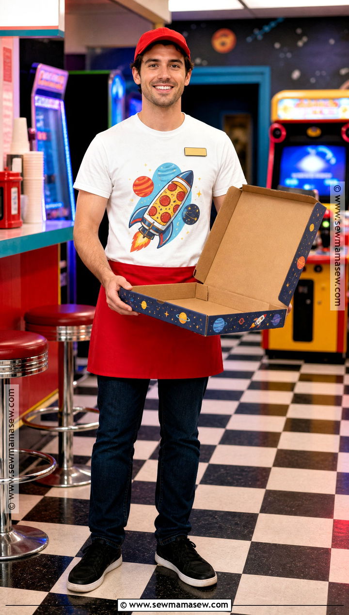 Pizza Planet Delivery Driver Costume - 40 toy story halloween costumes