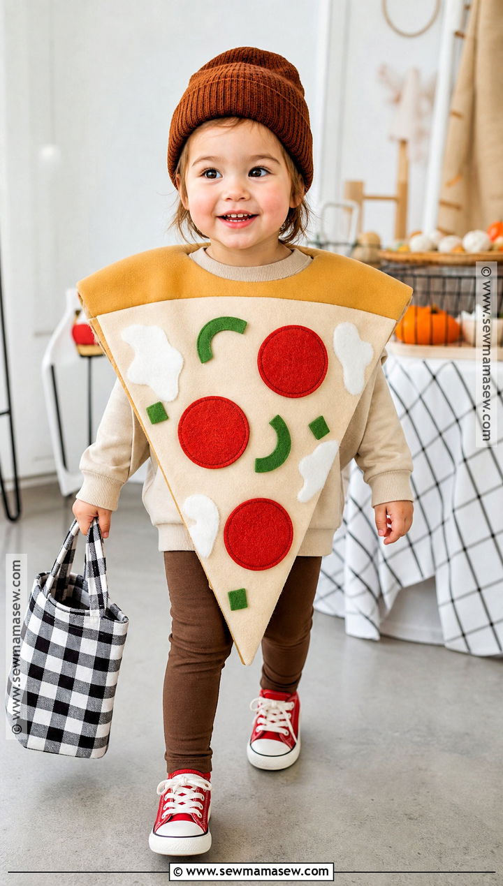 Pizza Slice Toddler Costume - 30 halloween toddler costumes