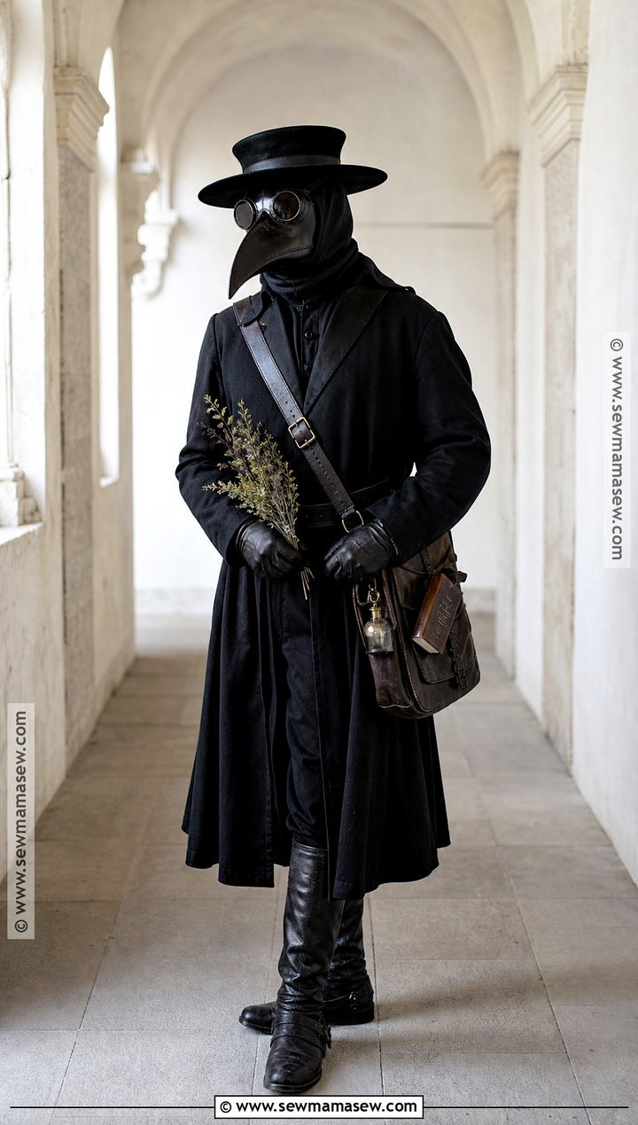 Plague Doctor Costume With Long Coat - 30 horror costumes