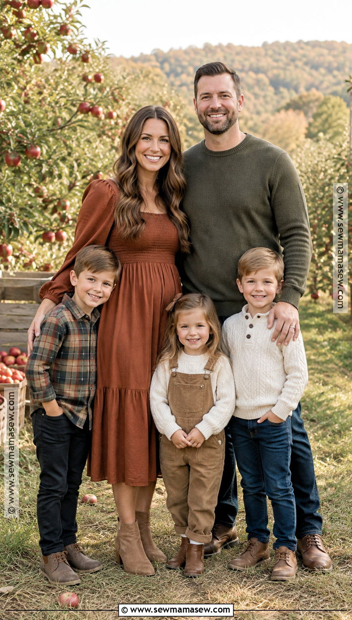 Plaid And Neutral Fall Family Photo Outfits - 20 outdoor family photo outfits fall