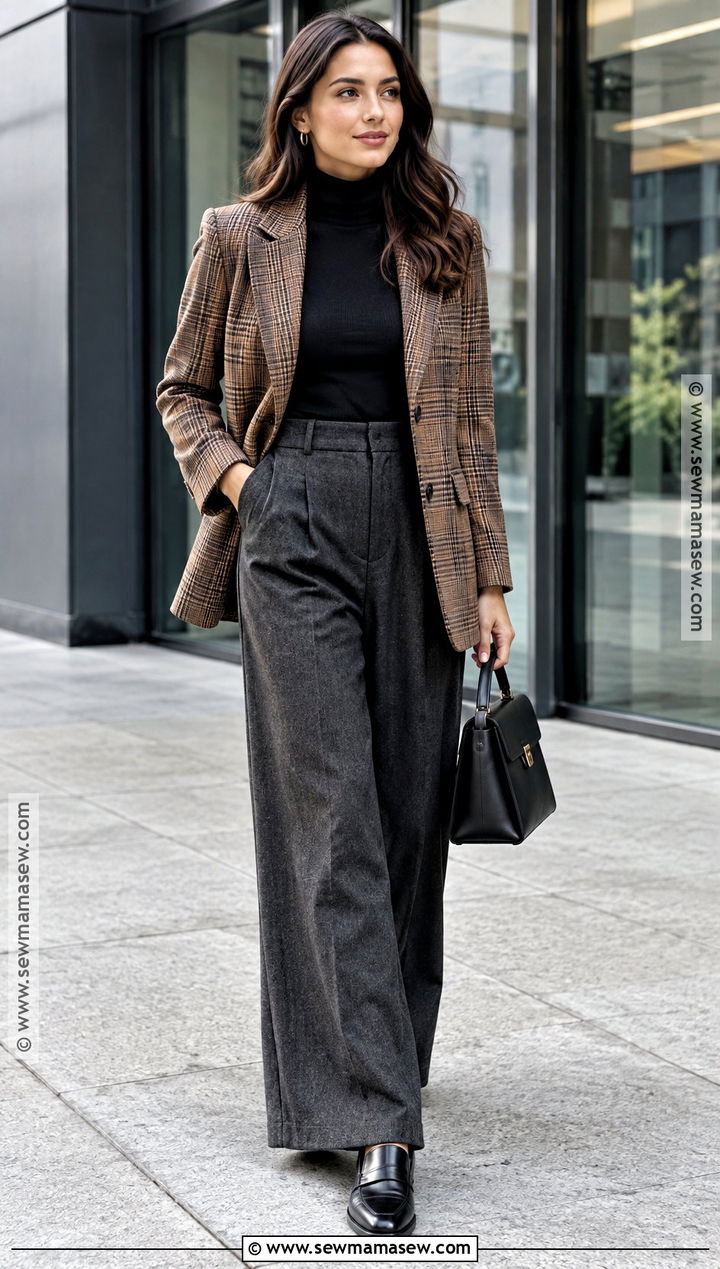 Plaid Blazer Autumn Outfit - 30 autumn outfits 2026