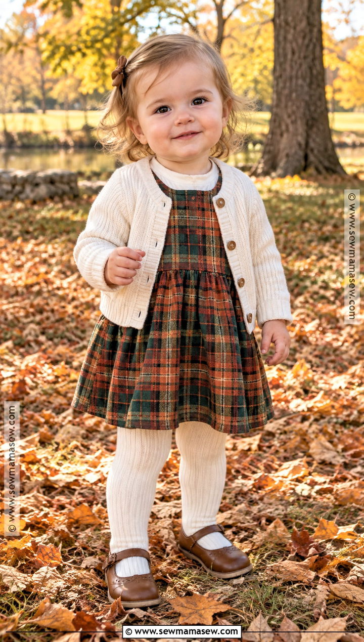 Plaid Dress Baby Fall Outfit - 25 baby fall outfits