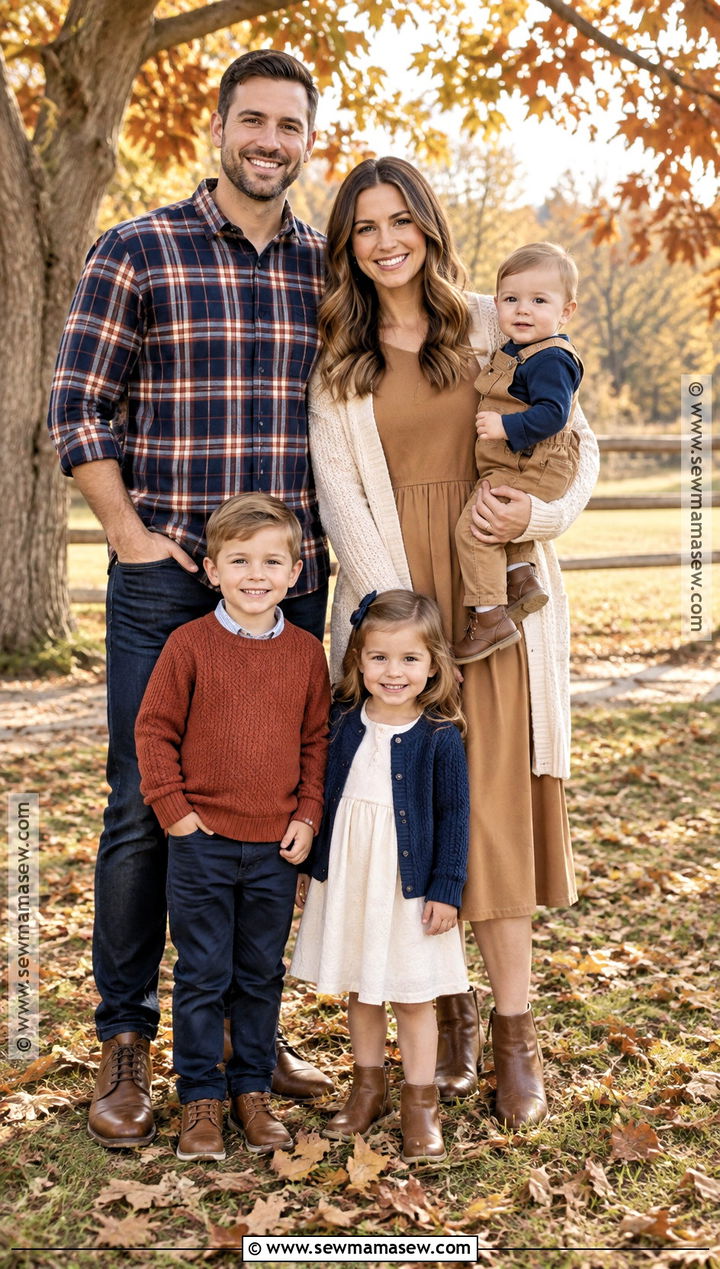 Plaid Fall Family Picture Outfits - 15 family picture outfits for fall