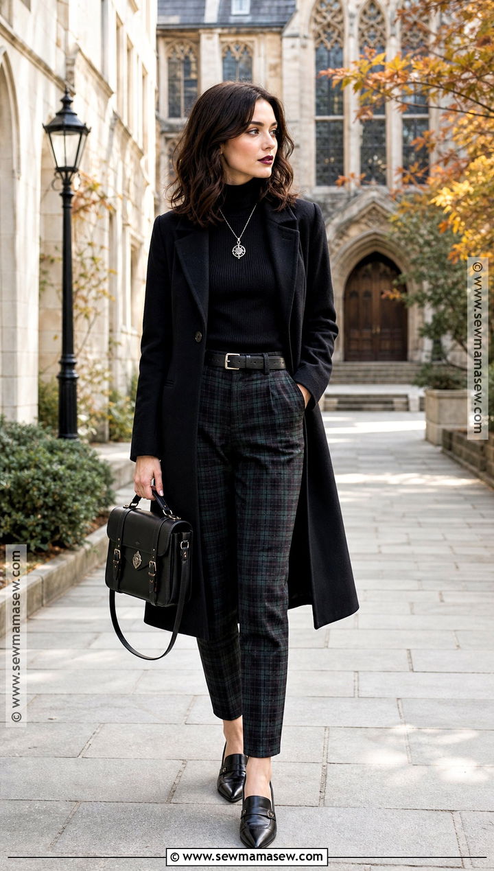 Plaid Modern Witch Outfit - 40 modern witch outfit ideas