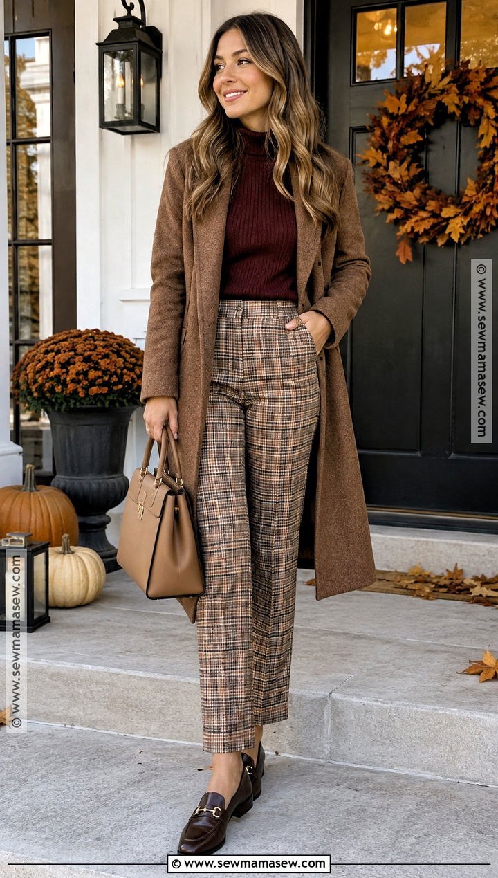 Plaid Pants Thanksgiving Outfit - 15 Thanksgiving Pants Outfit