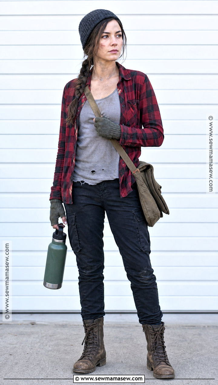 Plaid Shirt Zombie Apocalypse Outfit - 35 zombie apocalypse outfits for women