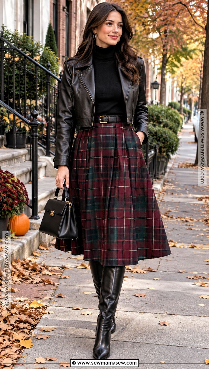 Plaid Skirt October Birthday Outfit - 25 october birthday outfit ideas