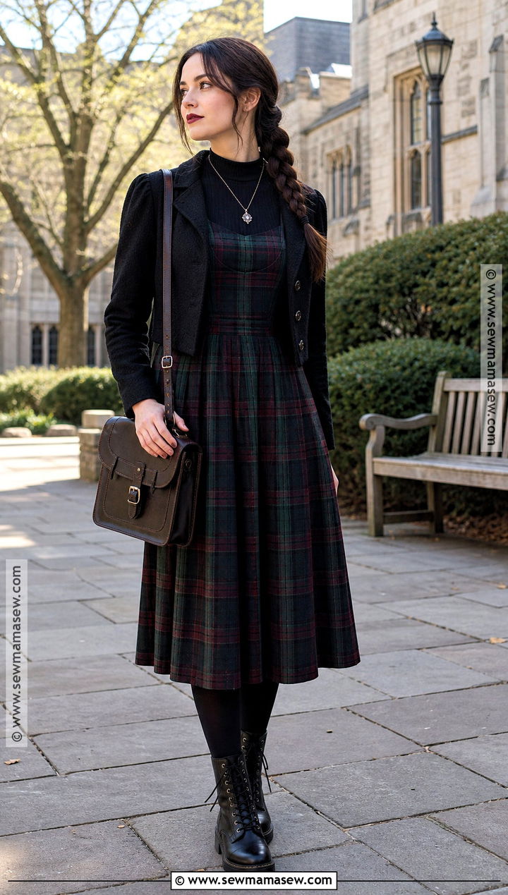 Plaid Witch Outfit - 35 witch outfit ideas
