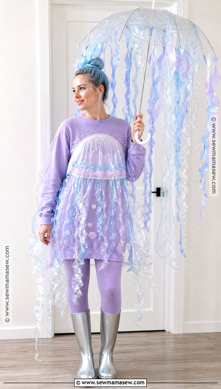 Plastic Bag Jellyfish Recycled Costume - 30 Recycled Costume Ideas