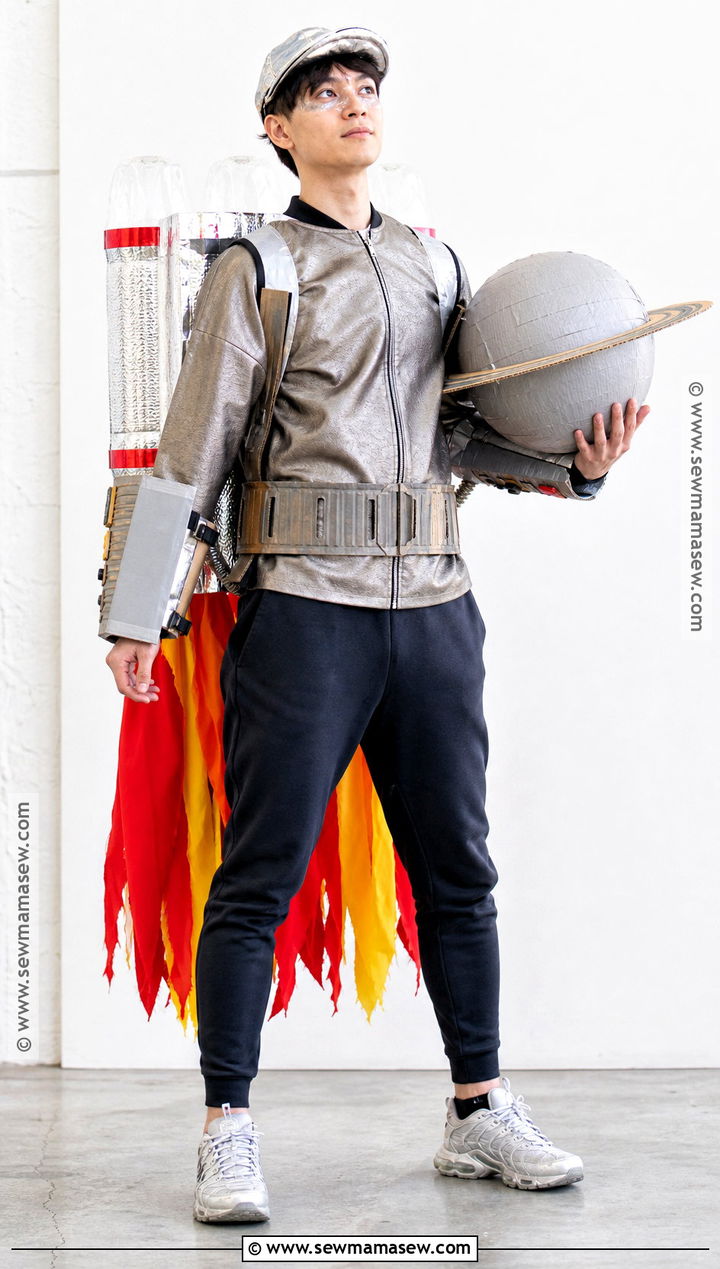 Plastic Bottle Rocket Recycled Costume - 30 Recycled Costume Ideas