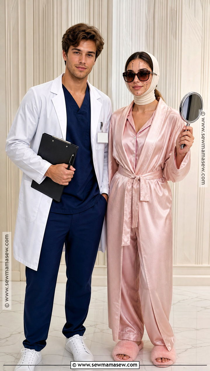 Plastic Surgeon And Patient Couple Costume - 30 plastic surgery costume ideas