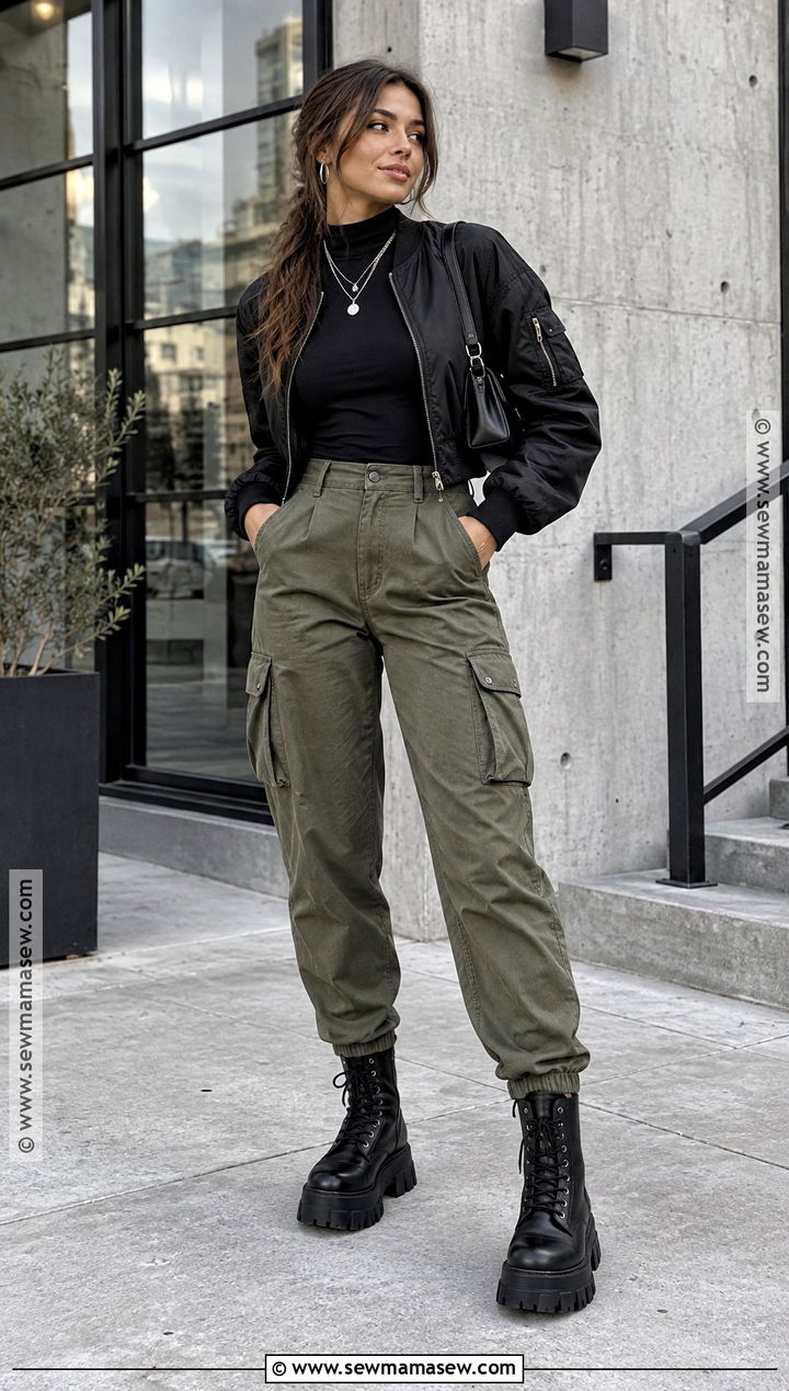 Platform Boots With Cargo Pants - 15 Boots Outfit Fall 2026