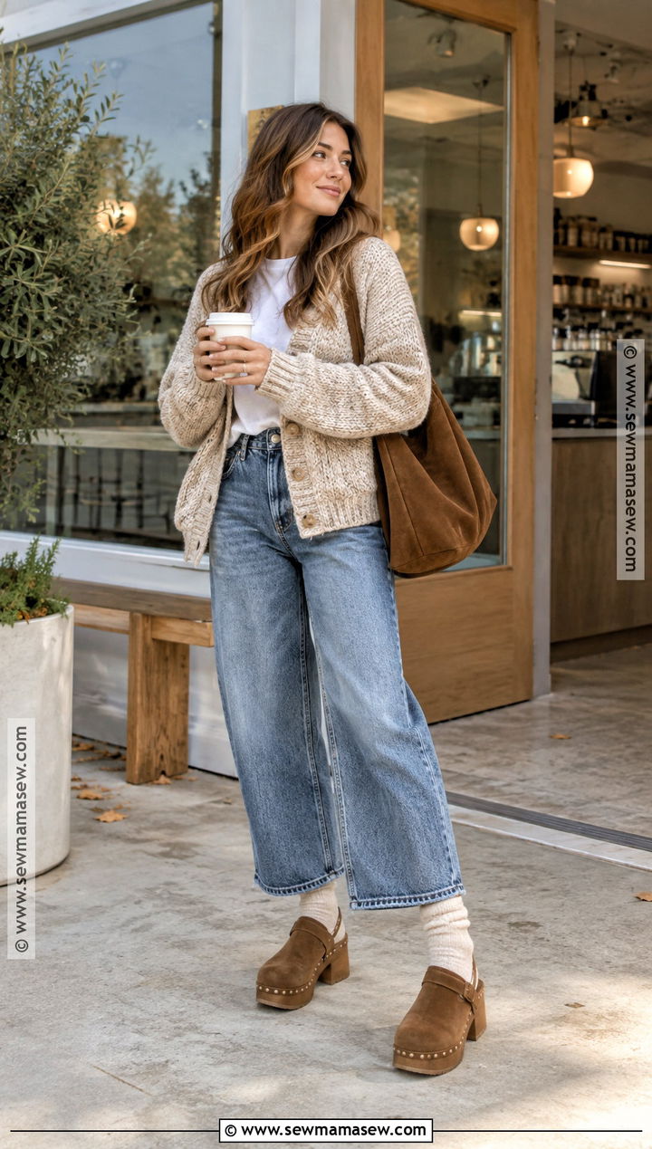 Platform Clogs With Barrel Jeans - 15 platform fall shoes