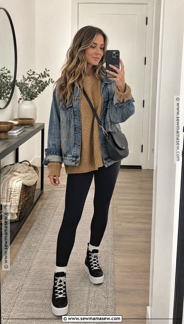Platform High Top Sneakers With Leggings - 15 platform fall shoes