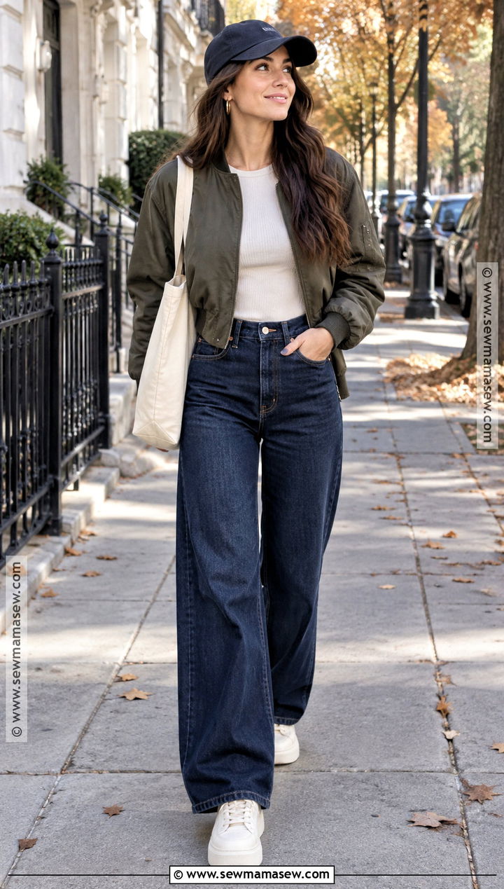 Platform Sneakers With Wide Leg Jeans - 15 platform fall shoes