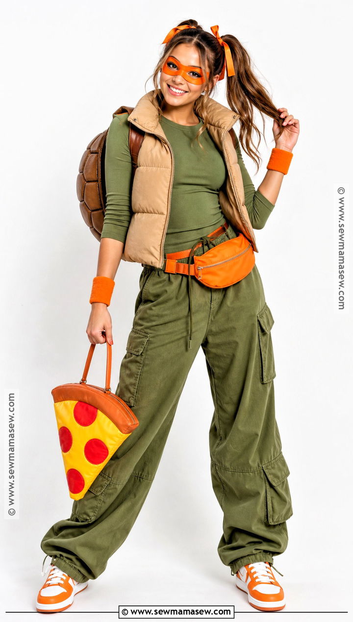 Playful Michelangelo Ninja Turtles Costume For Women - 40 ninja turtles costume ideas