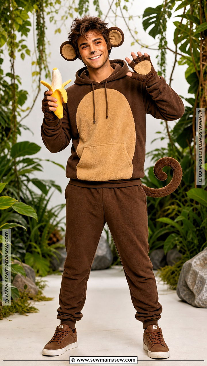 Playful Monkey Costume - 40 animal costume ideas
