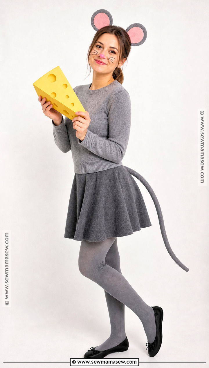 Playful Mouse Costume - 50 easy costume ideas
