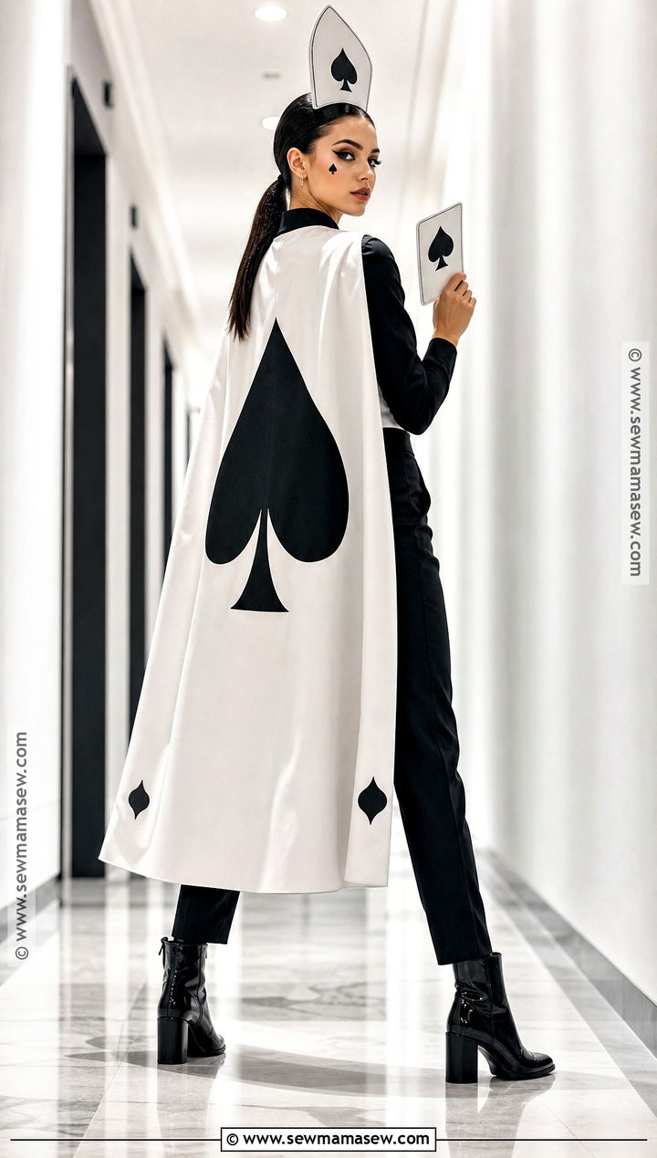 Playing Card Cape Costume - 30 playing card costume ideas