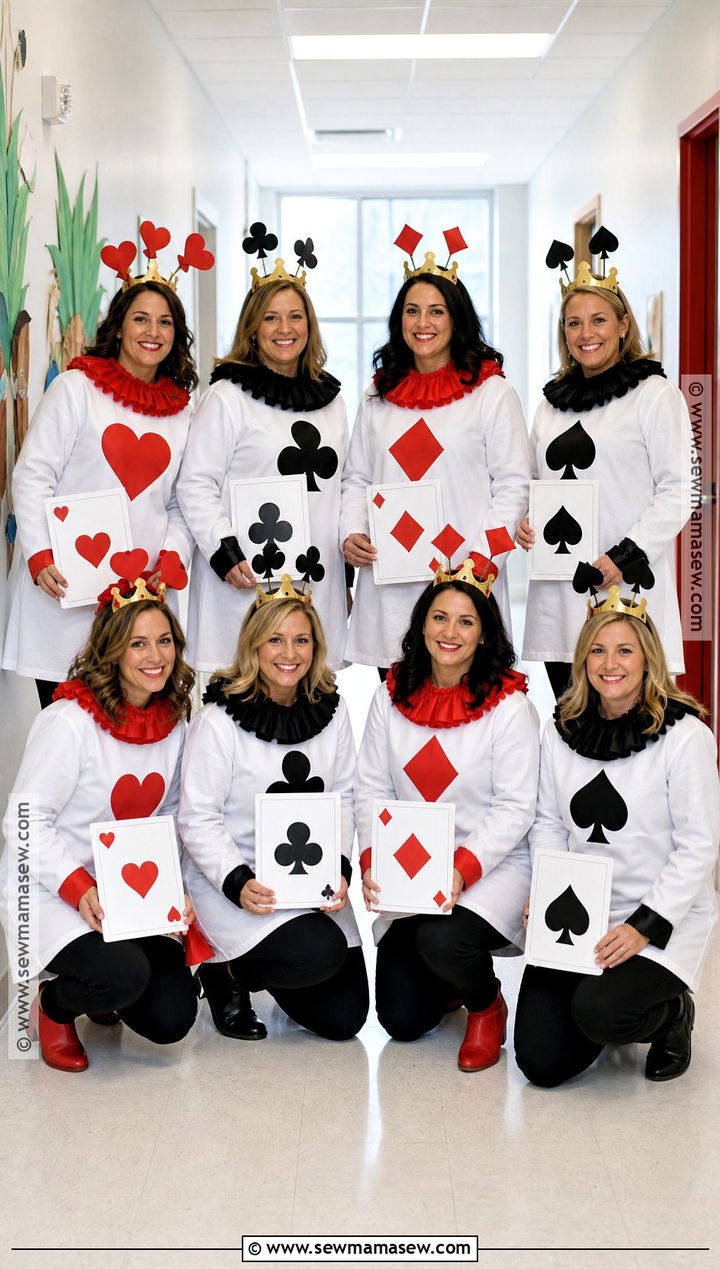 Playing Card Teacher Team Costume - 30 Teacher Team Halloween Costumes