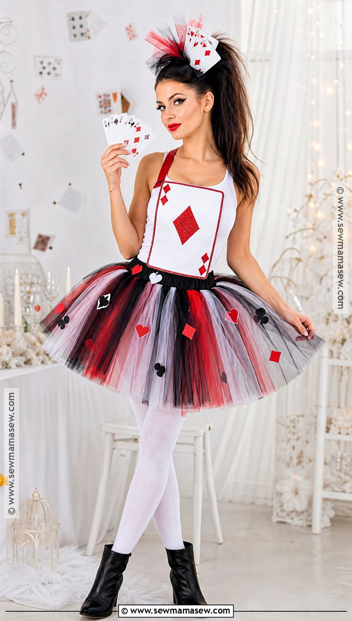 Playing Card Tutu Costume - 30 playing card costume ideas