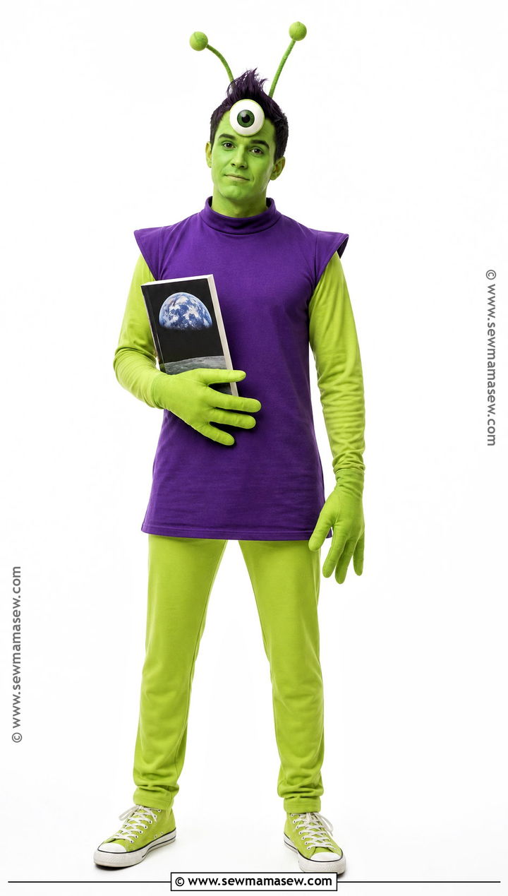 Pleakley Green Alien Costume - 40 lilo and stitch costume ideas