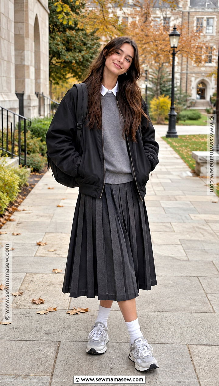 Pleated Skirt Streetwear Outfit - 15 Fall 2026 Streetwear Ideas