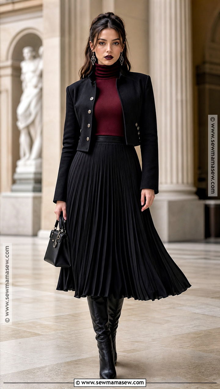 Pleated Skirt Vampire Outfit - 35 vampire outfit ideas