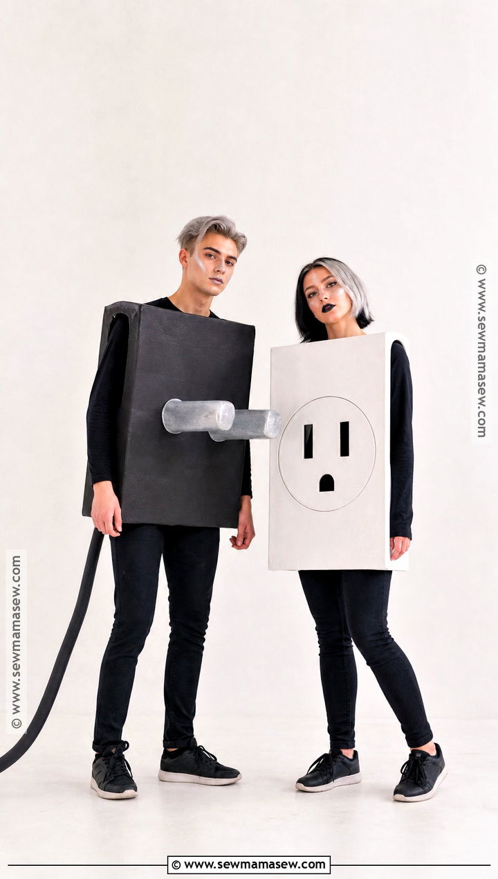 Plug And Socket Costume - 30 two person costume ideas