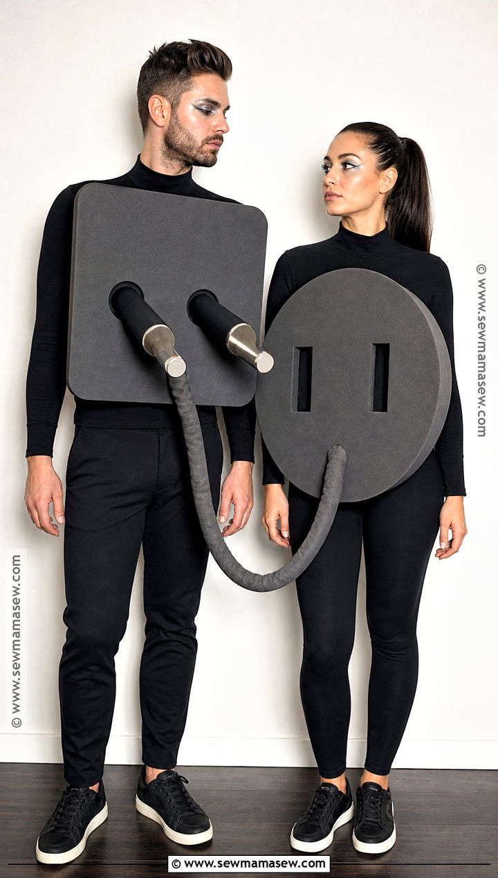 Plug And Socket Costume - 30 2 ppl halloween costumes