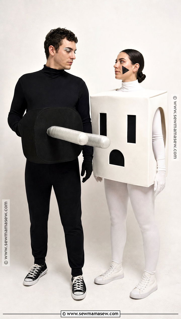 Plug And Socket Couples Costume - 40 unique couples halloween costume ideas