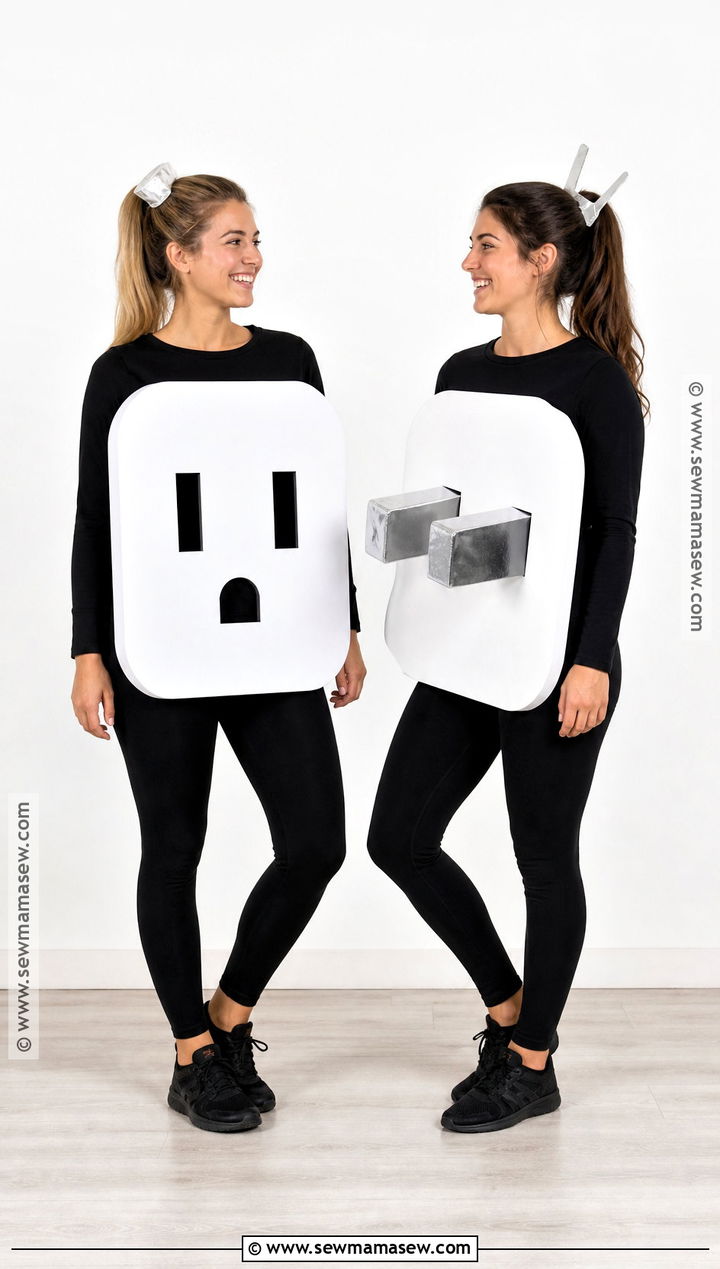 Plug And Socket Matching Costumes - 45 matching costumes