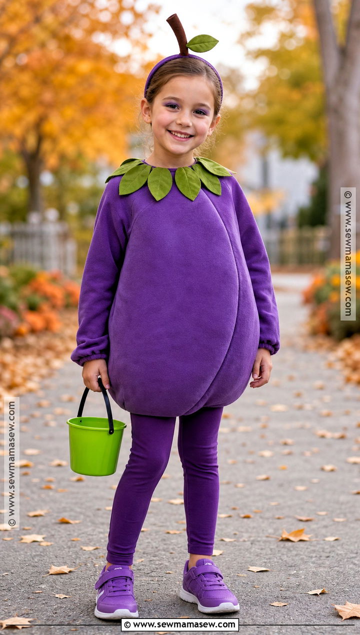 Plum Costume For Kids - 30 fruit costumes for kids