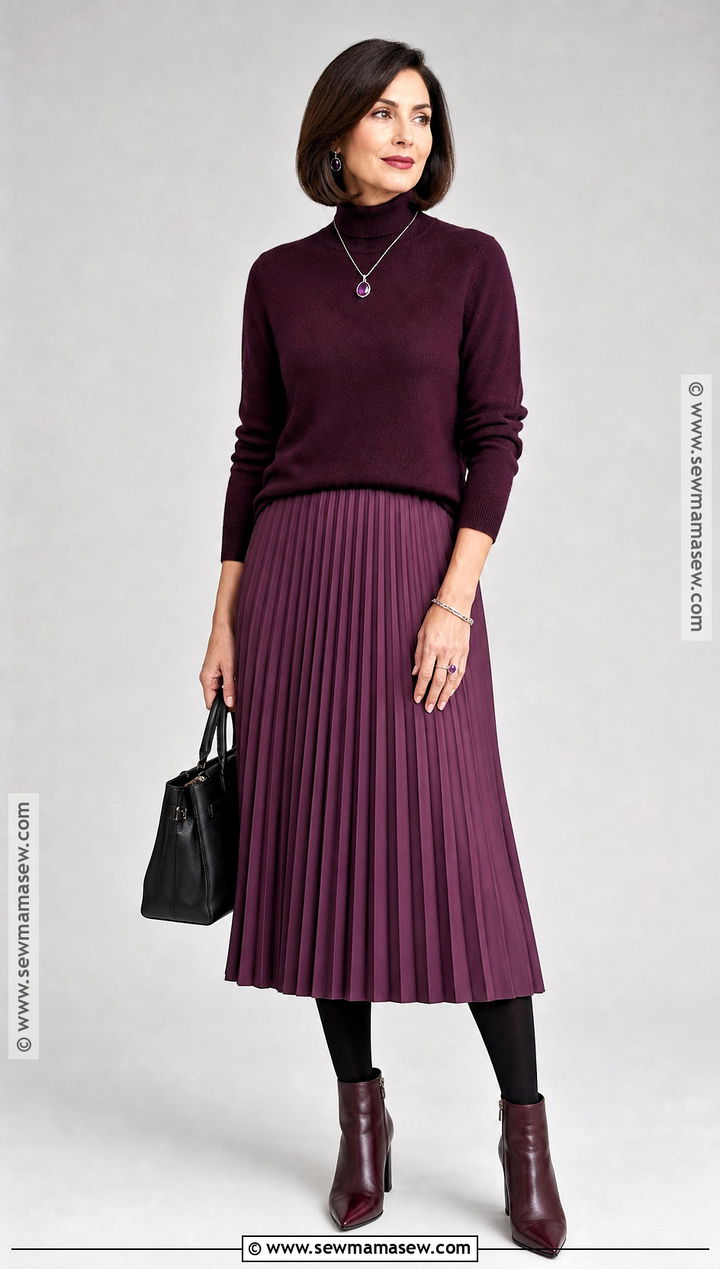 Plum Monochrome Vampire Outfit - 30 vampire style outfits