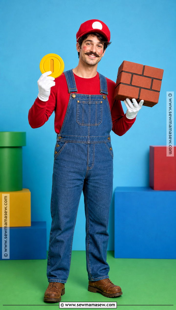 Plumber Gamer Nerd Costume - 40 nerd costume ideas