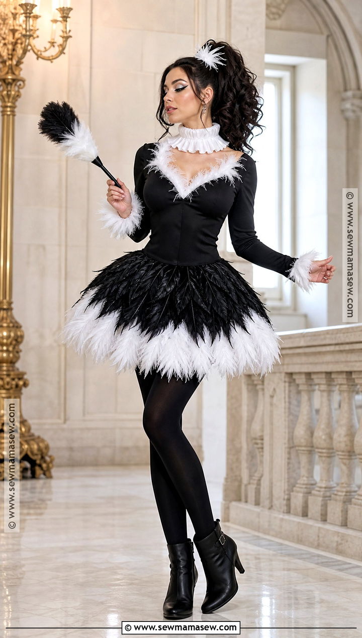 Plumette Feather Duster Costume - 40 Beauty And The Beast Costume Ideas